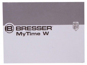 Часы настольные Bresser MyTime W Color LED, черные
